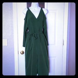 TopShop green dress